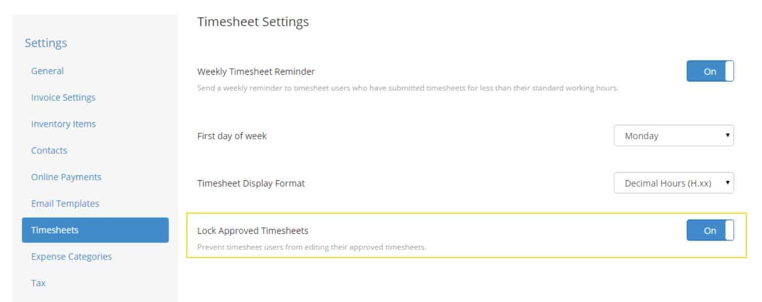 Approved-Timesheet-Locking