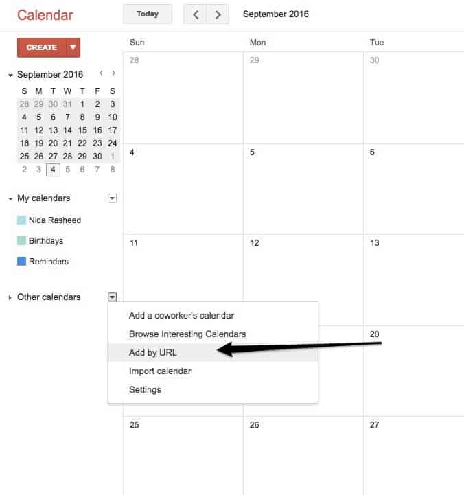 iCal Avaza Integration - Add By URL