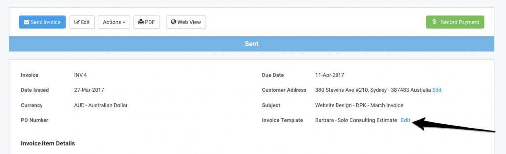 invoice templates