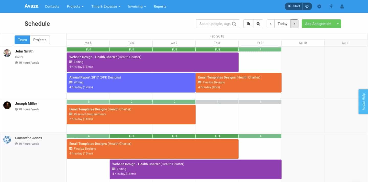 Create Schedule Assignments from Tasks