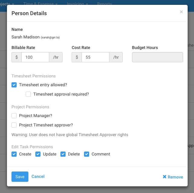 granular task permissions